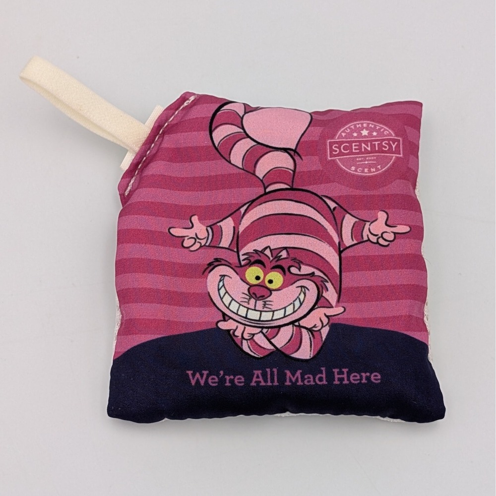 Scentsy Disney Cheshire Cat Scent Pak Alice in Wonderland We're All Mad Here